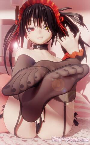 Date A Live Porn - Kurumi's Feet in stockings [Date A Live] (Aequd) free hentai porno, xxx  comics, rule34 nude art at HentaiLib.net