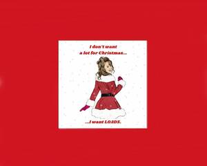 mariah carey cartoon nude - Mariah Carey Christmas Card I Don't Want a Lot for Christmas... I Want  Loads All I Want for Christmas is You Song Funny Card 90s - Etsy