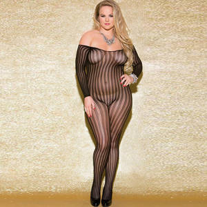 chubby teen bodystocking - Chubby girl in nylon body stalking ...