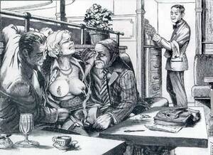 farrel joseph torture drawing - The Horrific Violent Imagery of the BDSM Illustrator Joseph Farrel (51 Pics)