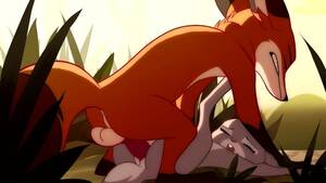 Anime Porn Straight Fox - Patreon Blitzdrachin : Straight Yiff Animation , Cum Inside, Size  Difference , Fox and Rabbit