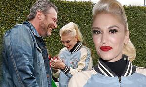 Gwen Stefani Hardcore Porn - Gwen Stefani and her boys join Blake Shelton at The Angry Birds Movie  premiere | Daily Mail Online