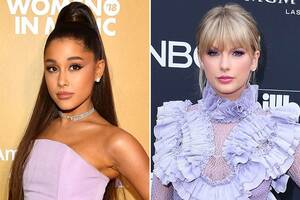 Ariana Grande Porn Captions Sex - Ariana Grande Supports Taylor Swift Amid Scooter Braun Dispute