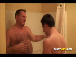 dad shower - Shower Fun with Hallway and Daddy - Gay Porn - Daddy Mugs