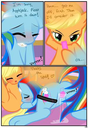 Applejack Sex - #167916 - appledash, applejack, artist:pyruvate, comic, comic:the usual,  cunnilingus, explicit, lesbian, nudity, rainbow dash, vaginal secretions ...