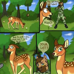 Furry Deer Porn Comics - Hunter and Deers - IMHentai