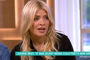 Feetstar - This Morning host Holly Willoughby was surprised by the latest Cold Feet  storyline