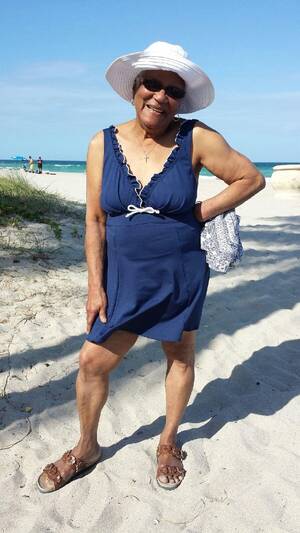 grandpa nude beach porn - IFF] Here's my normally shy 90yo grandmother, cutting loose whlle on  vacation with me in Hollywood Beach, FL : r/TwoXChromosomes