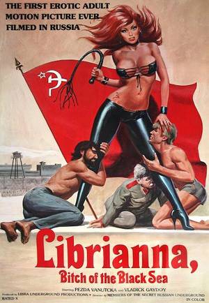 Groovy Old Movie Porn Erotica - Movie poster for Librianna, Bitch of the Black Sea starring Pezda Vanutcka  and Vladick Cadoy from 11 x 17 high quality reproduction on card stock.