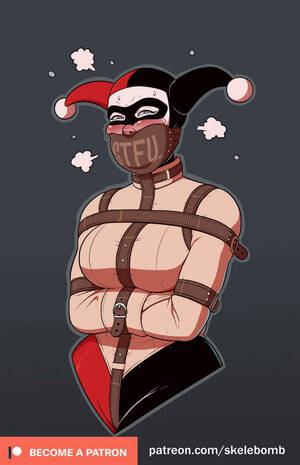 bondage gag - Harley Quinn Gagged Bondage Gag < Your Cartoon Porn