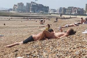 Naked Beach Sex Porn - Couple perform sex act in front of families on beach in Brighton | Metro  News