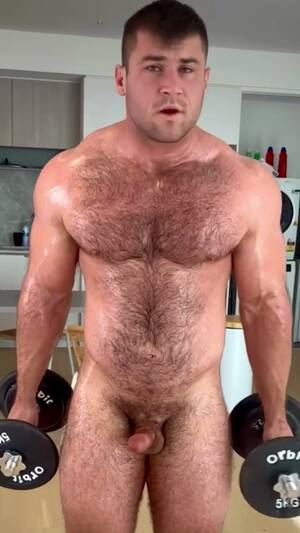 Hairy Gym Porn - Hairy muscle: In the gym - video 2 - ThisVid.com