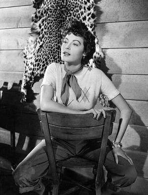 June Bug Black Midget Porn - Ava Gardner on the set of 'Mogambo', 1953.