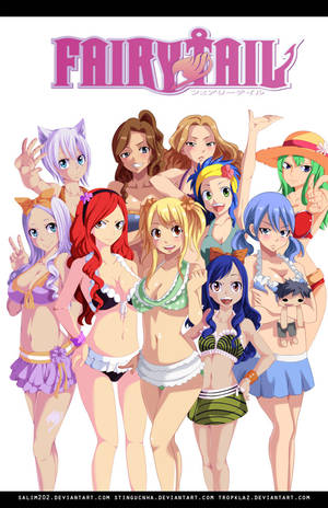 Fairy Tail Kana Christmas Porn - Fairy Tail Girls: Lucy, Levy, Erza, Juvia, Bisca, Cana,