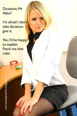 Female Secretary Porn Captions - Female domination secretary