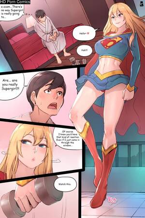 cartoon supergirl nude - Supergirl's Secret Service comic porn | HD Porn Comics