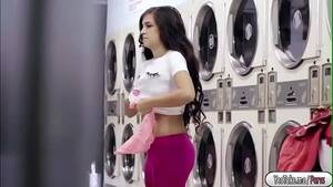 Laundry Porn Annika Eve - Brunette babe Annika Eve fucking a guy in the laundry shop - XVIDEOS.COM