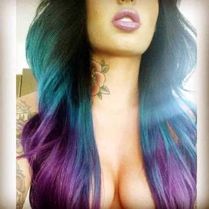 Black Purple Hair Porn - Christy Mack is the Porn Star ex-girlfriend of wanted MMA fighter Jon â€œWar  Machineâ€ Koppenhaver. Click through to see photos of the sex icon prior â€¦