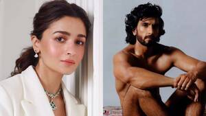 Alia Bhatt Real Sex - Alia Bhatt reacts to Ranveer Singh's nude photos: Don't like anything  negative... | Celebrities News â€“ India TV