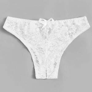 No Underwear - Women's Sexy Underwear Erotic Lingerie Plus Size Open Crotch Lace Panties  Porn Bowknot Briefs Sexy Crotchless Underpants Babydoll White, S :  Amazon.de: Health & Personal Care