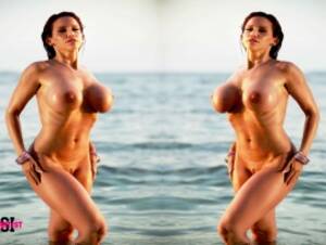 bianca beauchamp nude on the beach - Bianca Beauchamp nude curves on a beach wallpapers