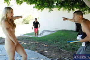 japanese xxx skinny dipping - Natasha Starr gets caught skinny dipping and to get out of it she