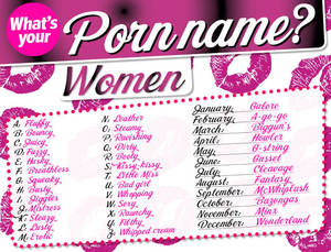 Find Porn Star Names - ... porn name! woman's name2