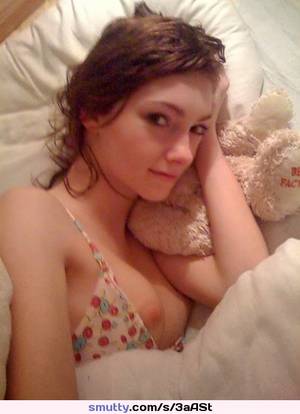 beautiful cute tits - #girl #babe #brunette #lyinginbed #selfie #selfshot #Beautiful #beauty