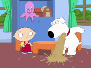 From Family Guy Brians Dick Porn - Family Guy / Nausea Fuel - TV Tropes