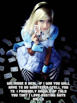 Alice In Wonderland Rule 34 Porn - Alice in Wonderland Ball Busting ~ Cosplay Femdom â€“ Rule 34 Femdom Club