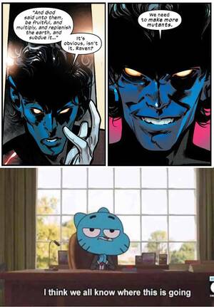 Nightcrawler X Men Real Mystique Porn - Kurt seems exciting : r/xmen