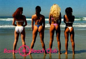 beach group nudists teens - Risque Nude Bama Beach Club Girls On The Beach In Bikinis | Topics - Fine  Arts - Other, Postcard / HipPostcard