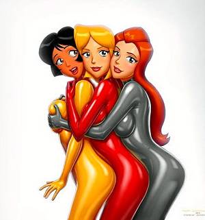 cartoon lesbian latex - Totally spies lesbians. Cartoon ...