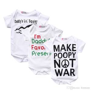 Newborn Babies Porn - 2018 Newborn Baby White Romper Toddler Unisex Porn Bodysuit Ruffle Jumsuit  Kidswear Clothing Outfit Cotton Infant Onesie Letter Pajamas Maxi From  Formore, ...