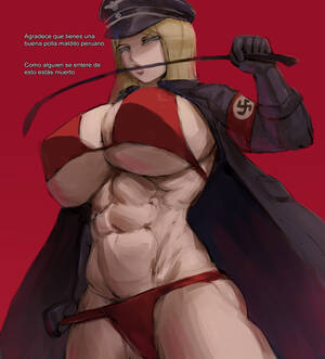 Blonde Bondage Porn Nazi - Rule 34 - 1girls abs angry angry face armband artist request bikini biyin  blonde hair blue eyes bondage breasts female female only hat latex latina  light military nazi red red background skin