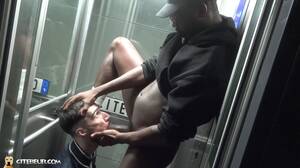 Black Elevator Porn - Loads of cum in the elevator, arab gay porn by Citebeur