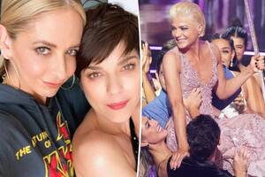 Cuoco Fucking Kaley Sarah Michelle Gellar - Sarah Michelle Gellar 'so proud' of Selma Blair after 'DWTS' exit