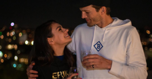 mila kunis gang bang - Ashton Kutcher And Mila Kunis Launch Quarantine Wine With 100% Of Proceeds  Going To Charity