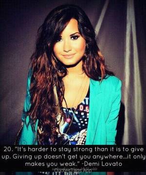 Demi Lovato Porn Captions - Demi Lovato Quote