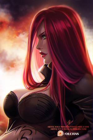 Anime Violence - Katarina :NSFW optional: by OlchaS on DeviantArt