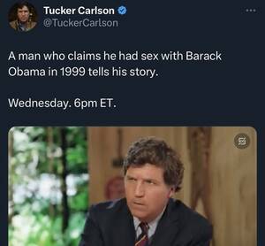 Katy Perry Interracial Porn - Tucker Carlson endorses interracial, homosexual marriage (1999) :  r/fakehistoryporn