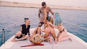 gang bang boat - Exotic Girl Gang-banged On A Boat hq porn