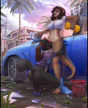 Cars Furry Porn - Car washing princeple [HF] (Tsukinori) : r/furryporn