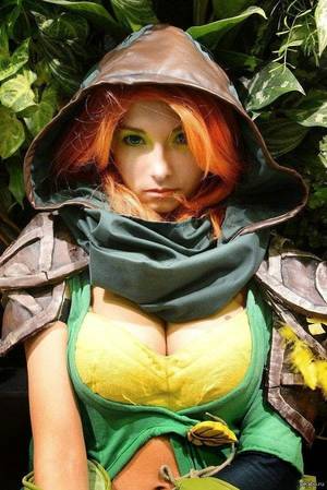 Dota 2 Mirana Sexy - Dota 2 Cosplays: Hypnotic Windranger In The Mist