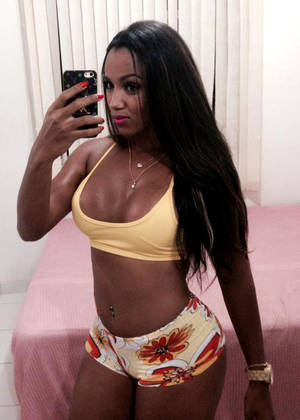 fine ebony sluts - sexy hot ebony slut selfshot her little real tts and gorgeous big black ass