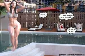 Girls Pool Porn Comic - âœ…ï¸ Porn comic Cuckold Pool Party. Mature3DComics. Sex comic girl seduced  three | Porn comics in English for adults only | sexkomix2.com