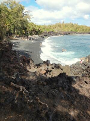 naked beach interracial - Kehena Black Sand Beach - Black's Beach Etiquette