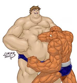 Blob Marvel Porn Gay - Blob vs the Thing COLORED 2010