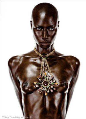 bald black lady naked - crystal-black-babes: NALA DIAGOURAGA - Nude Black Fashion Model from  Nigeria Nude