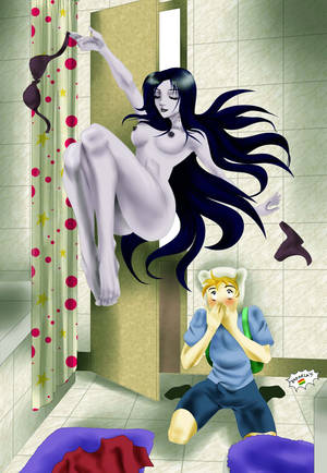 Cosplay Adventure Time Porn Comics - adventure_time axcido bathroom black_hair blonde_hair blue_eyes blush  breasts clothed_erection covering_mouth finn_the_human floating grey_skin  kneeling ...